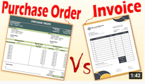 Difference between Purchase Order and Invoice